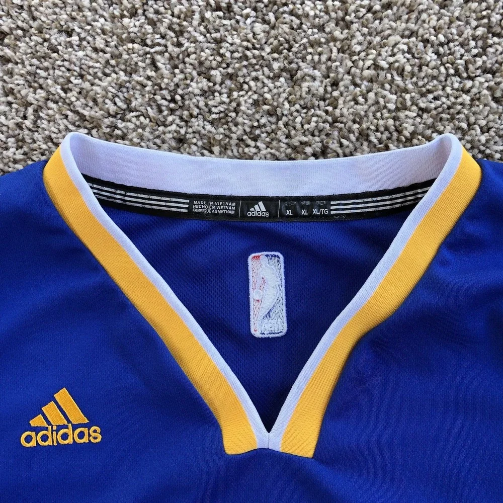 Adidas Golden State Warriors Kevin Durant Jersey Size Adult XL #35 NBA Blue Away